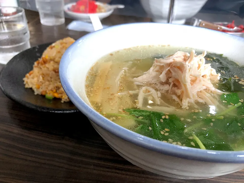 宇都宮麺屋ブーン納豆チャーハン鶏塩わさびラーメン|yamaさん