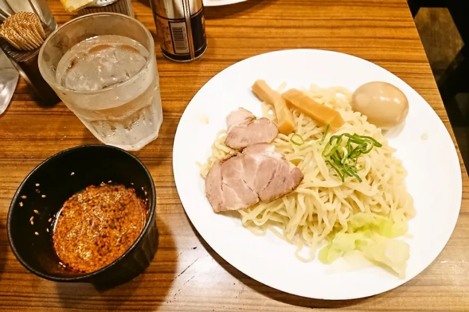 Snapdishの料理写真:尾道らーめん めでたい屋の広島つけ麺(1辛)、780円。|Mars＠釜飯作り研究中さん