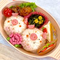 豚さんおにぎりお弁当