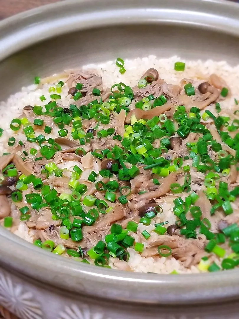 パパ作👨しぐれ煮からの土鍋ご飯|ぱんだのままんさん