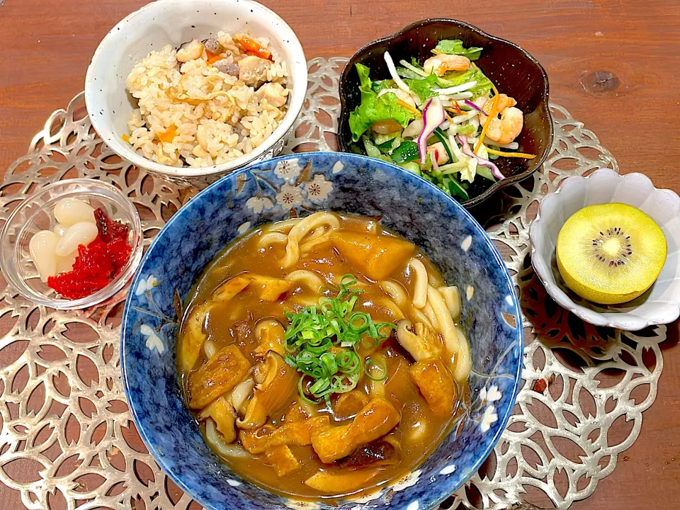 カレーうどん定食|hitomiさん