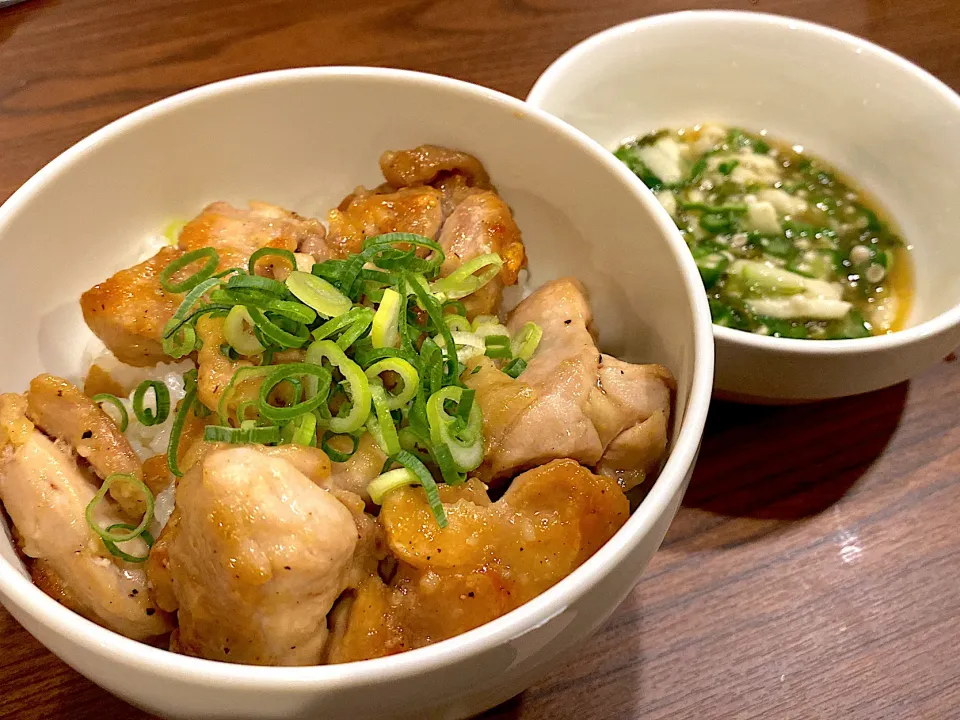 鳥塩にんにく炒め丼|🅼🅴🅶🆄◡̈♥︎さん