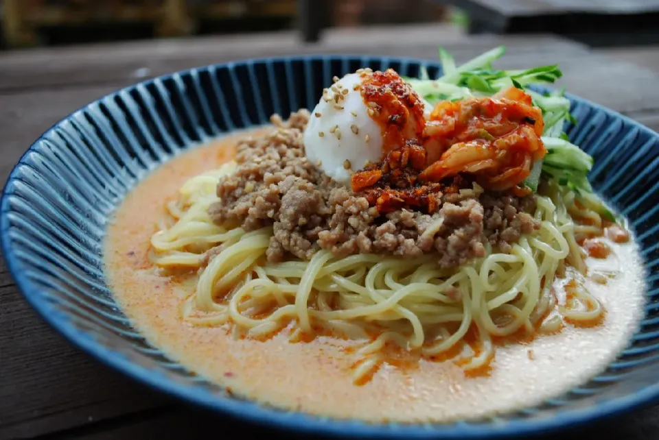 Snapdishの料理写真:冷やし豆乳担々麺|薪clubさん