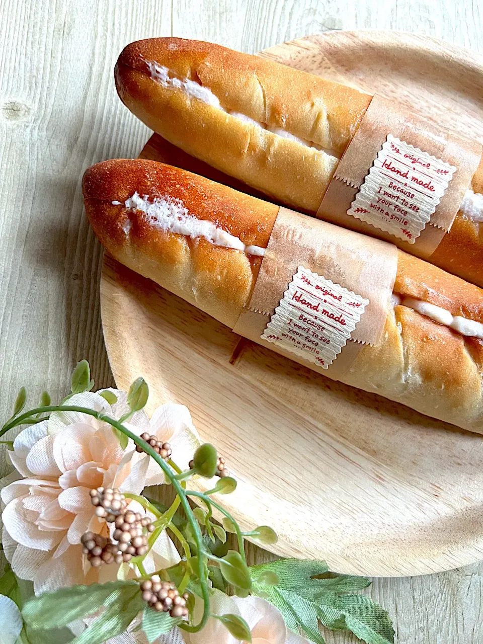 Snapdishの料理写真:ミルクフランス🥖|kiyomi sakuraiさん