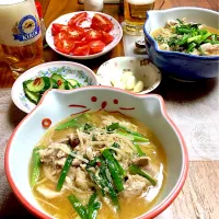 Snapdishの料理写真:手作り味噌ラーメン|みやちゃんさん