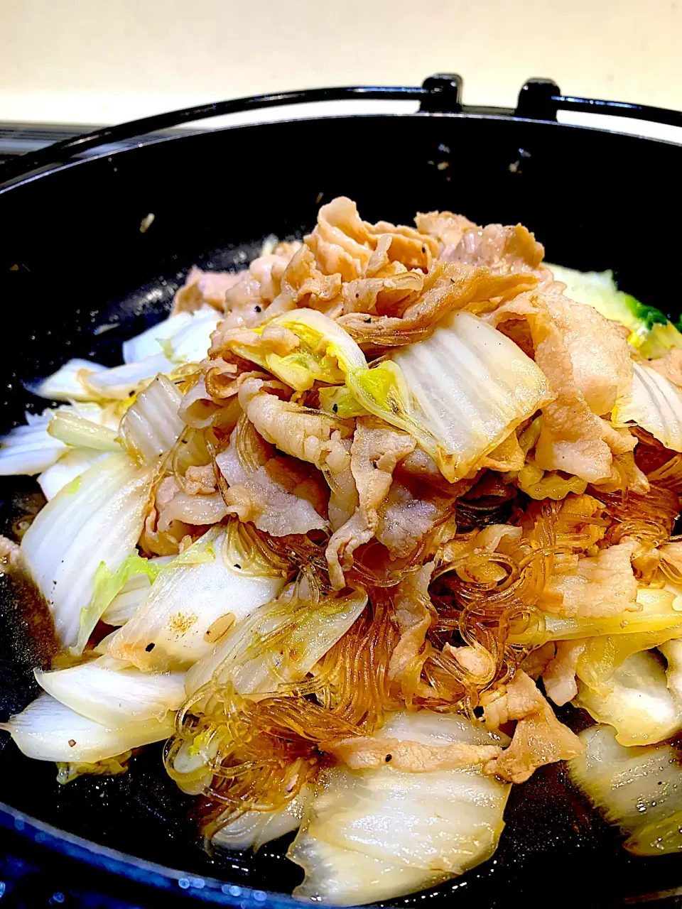 しばざきまりさんの料理 白菜と春雨の豚肉炒め|しばざきまりさん