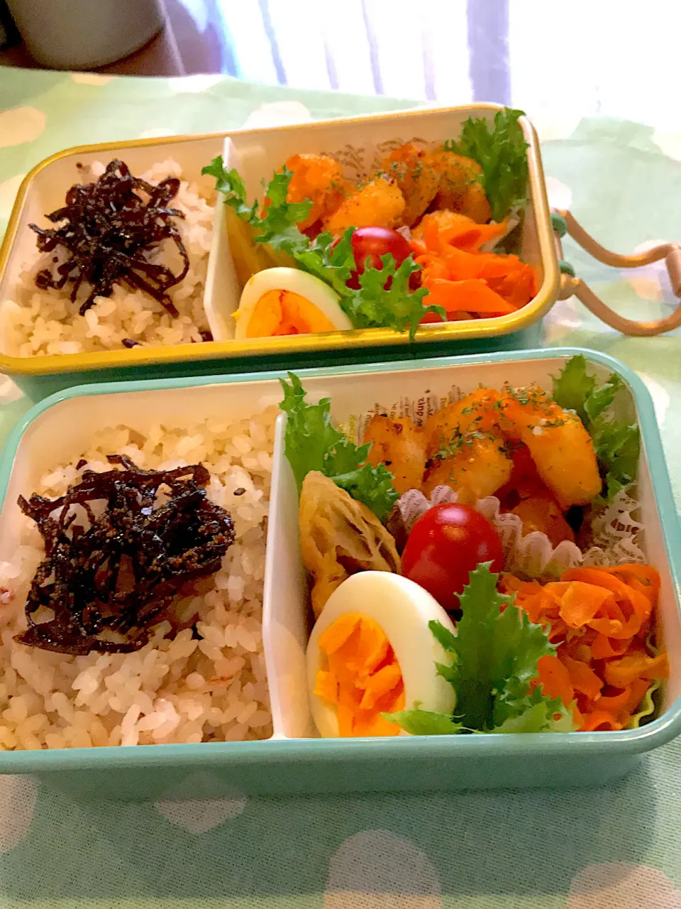 2022.6.27 ＊今日のお弁当＊エビマヨ＆無限にんじん＊|rinrin*mama*さん