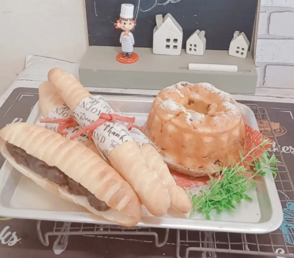 #あんバターフランス
#バターケーキ|ブランさん