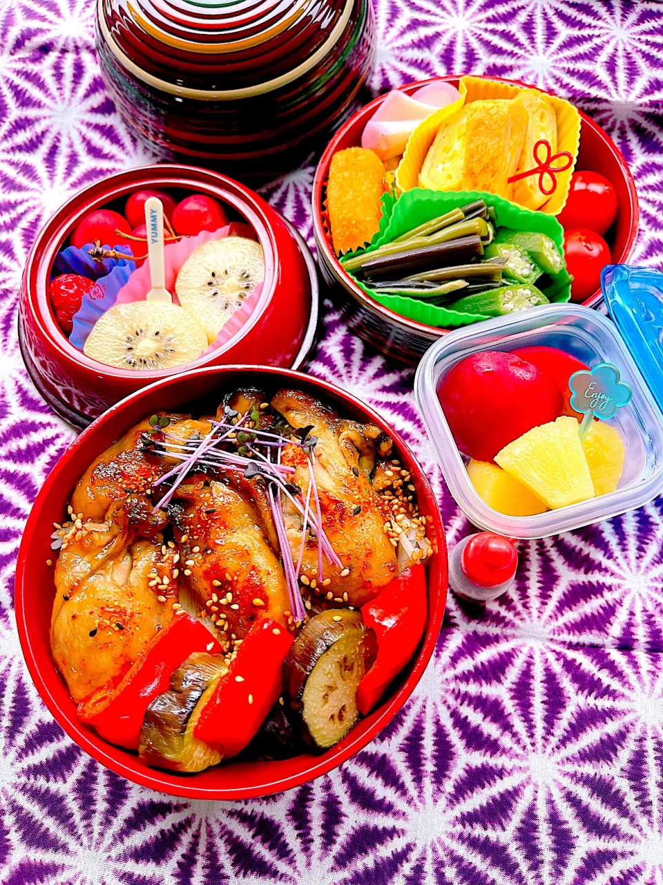 2022/06/27 牡蠣の照り焼き丼弁当|Blueberry🫐さん