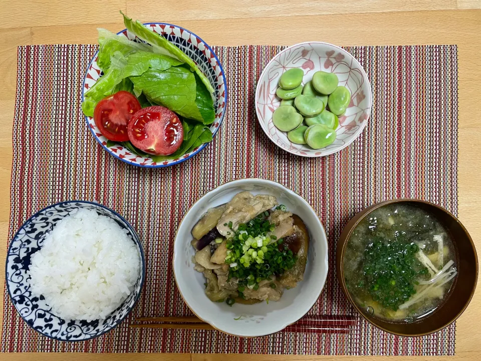 鶏肉と茄子のおろしあえ|まーさん