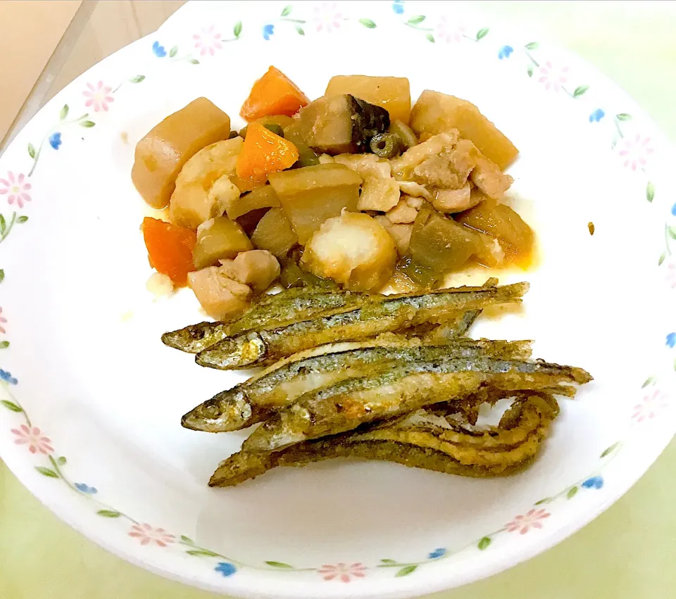 がめ煮・きびなごの磯辺揚げ|ただの栄養士さん