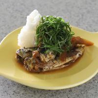 圧力鍋で作った、鰯のバターポン酢