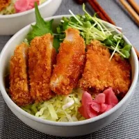 さっぱりキャベツカツ丼|ヤマサ醤油公式アカウントさん