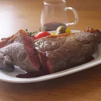 昆布ぽん酢で食べる厚切りステーキ|ヤマサ醤油公式アカウントさん