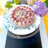 紫陽花ローケーキ