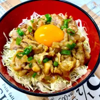 豚小間肉のスタミナ丼