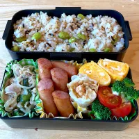 Snapdishの料理写真:✽6/25 週末旦那お弁当✽|ぶぅちゃんさん