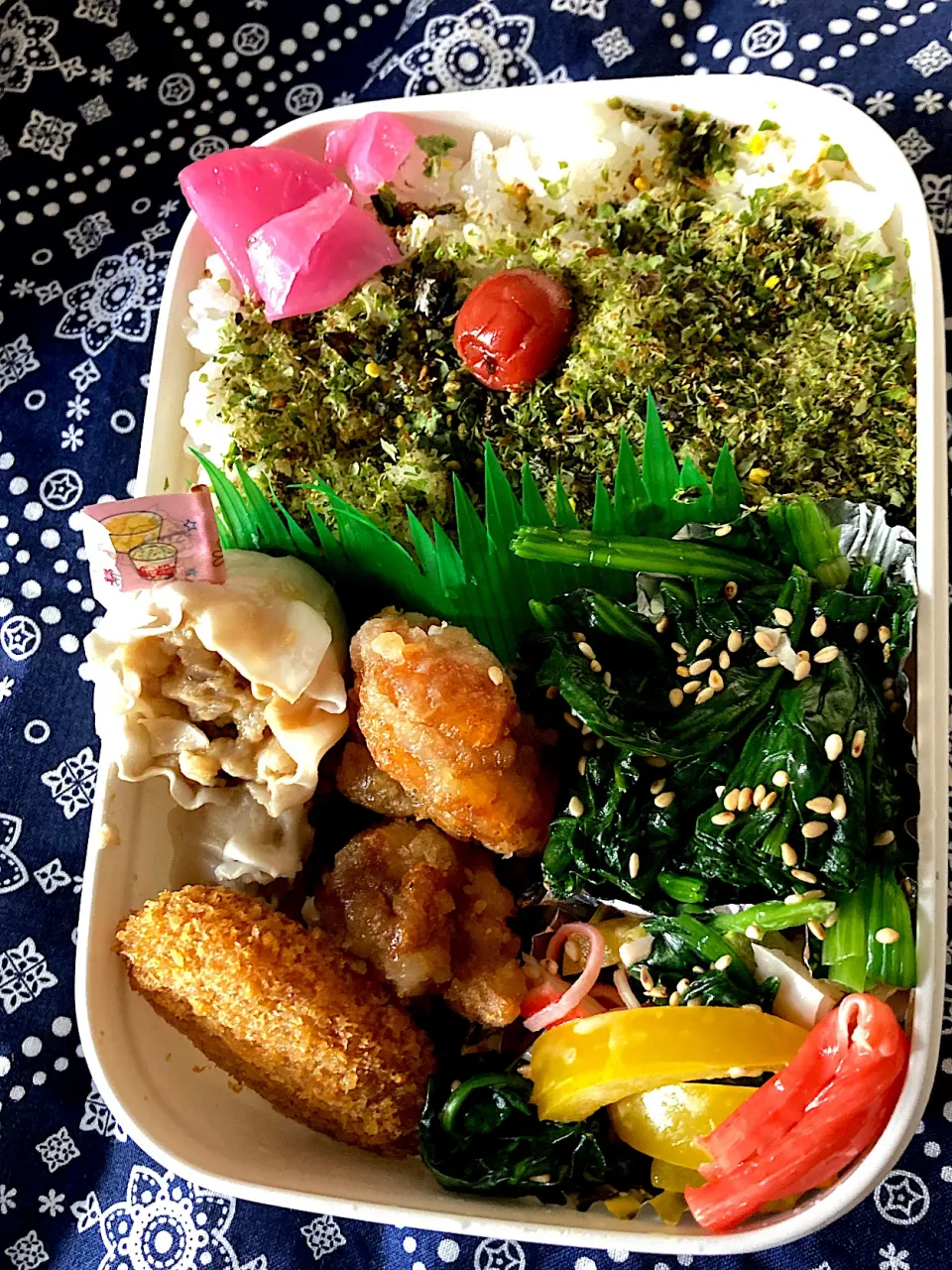 Snapdishの料理写真:中学生男子お弁当|チーズさん