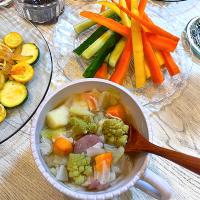 野菜たっぷりスープ＆スティック野菜