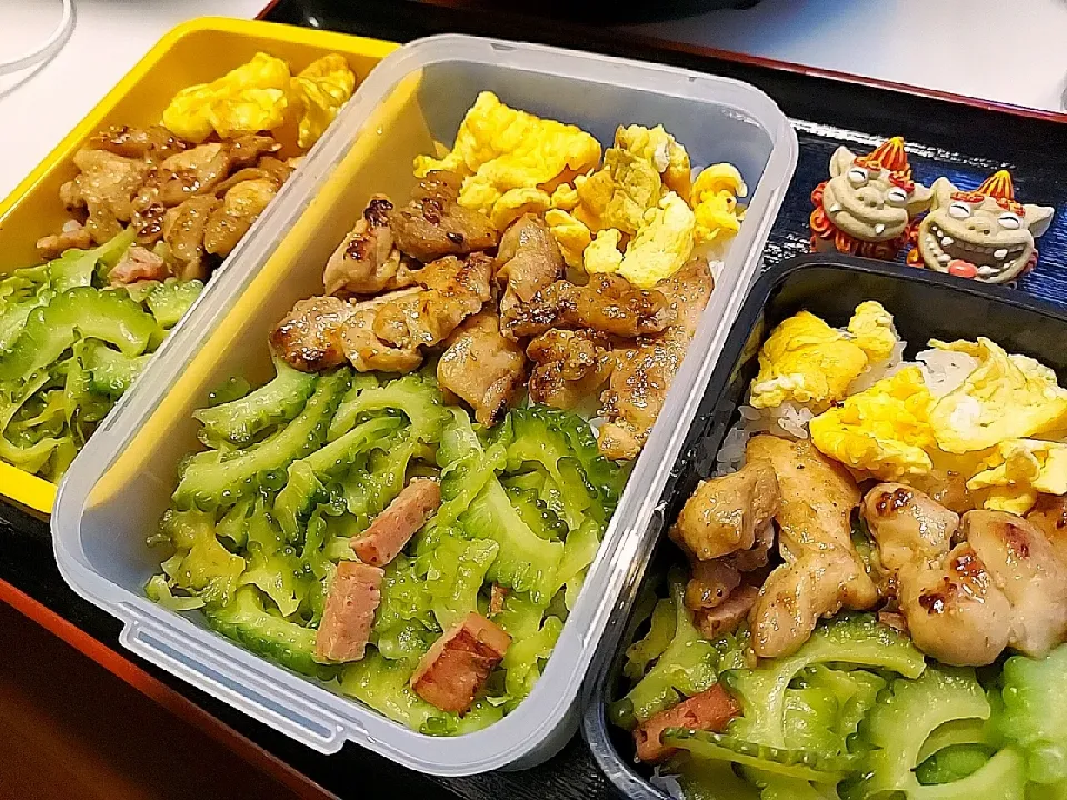 夫弁当、息子弁当、娘弁当|みどりさん