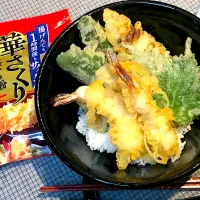 Snapdishの料理写真:天丼！ニップン華さくり天ぷら粉♫|サクサクさん