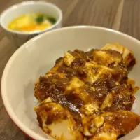 Snapdishの料理写真:麻婆豆腐丼