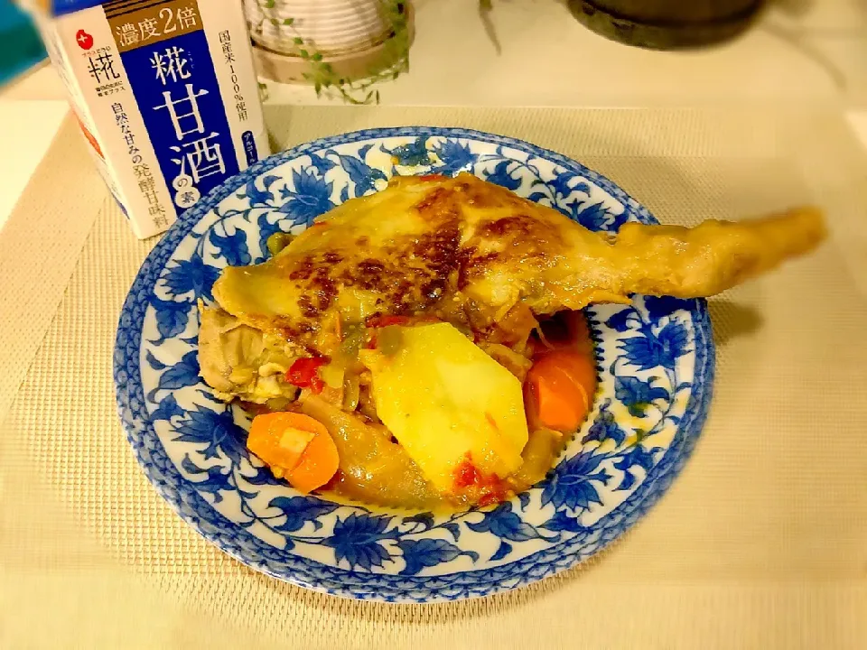 Snapdishの料理写真:チキントマト煮込み|まゆみさん