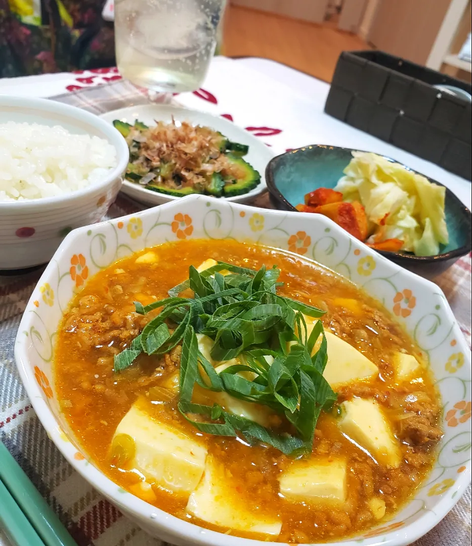 一人暮らしの夜ご飯
麻婆豆腐|keeijnsさん