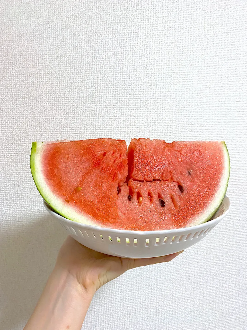 最後のスイカ🍉新潟の美味しかったな…|1614さん