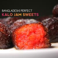 How To Make Bangladeshi Kalo Jam Misti (কালোজাম মিষ্টি) Milk Powder Kalo Jaam