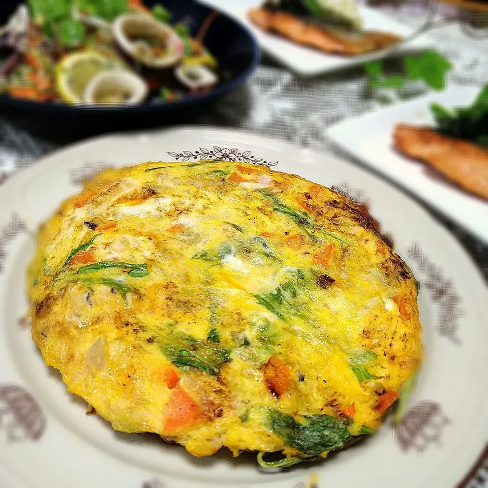 オープンオムレツ♡アルモンデ野菜入り〜|とまと🍅さん