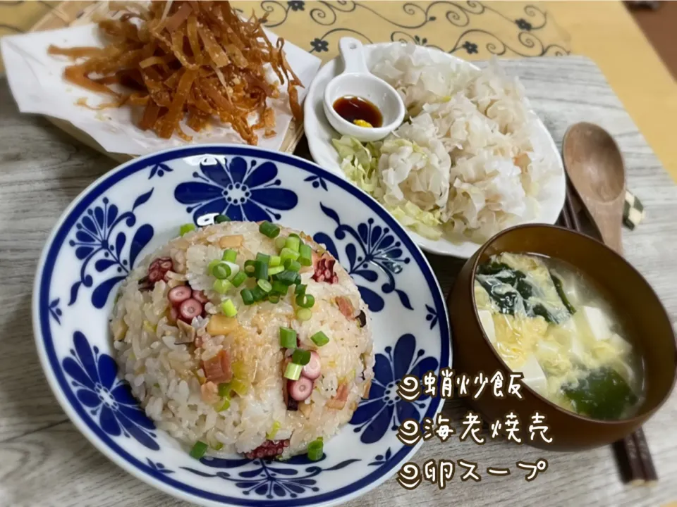 半夏生の夕飯～タコチャーハン|チムニーさん