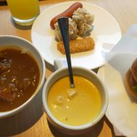 グランドニッコー東京ベイ舞浜で朝食ビュッフェ、カレー、ハンバーガーとコーンスープは美味しくてついついお替り