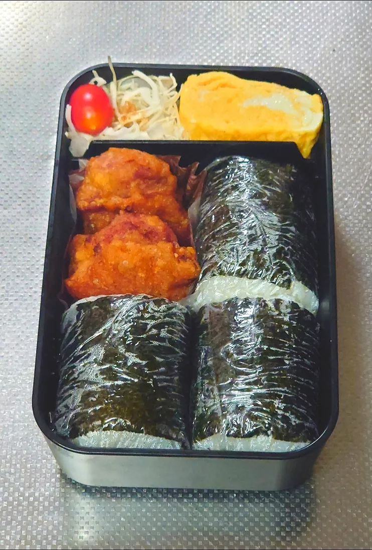 おにぎり弁当(鶏唐揚げ)|黒川克博さん