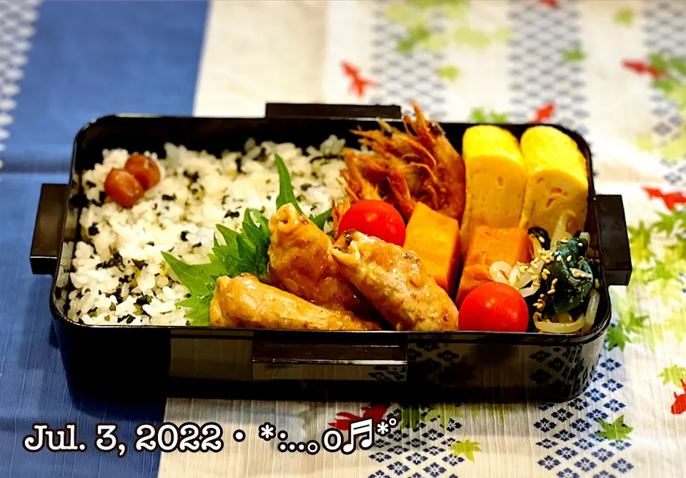 Snapdishの料理写真:2022/07/03お弁当〜♡|いく❤️さん