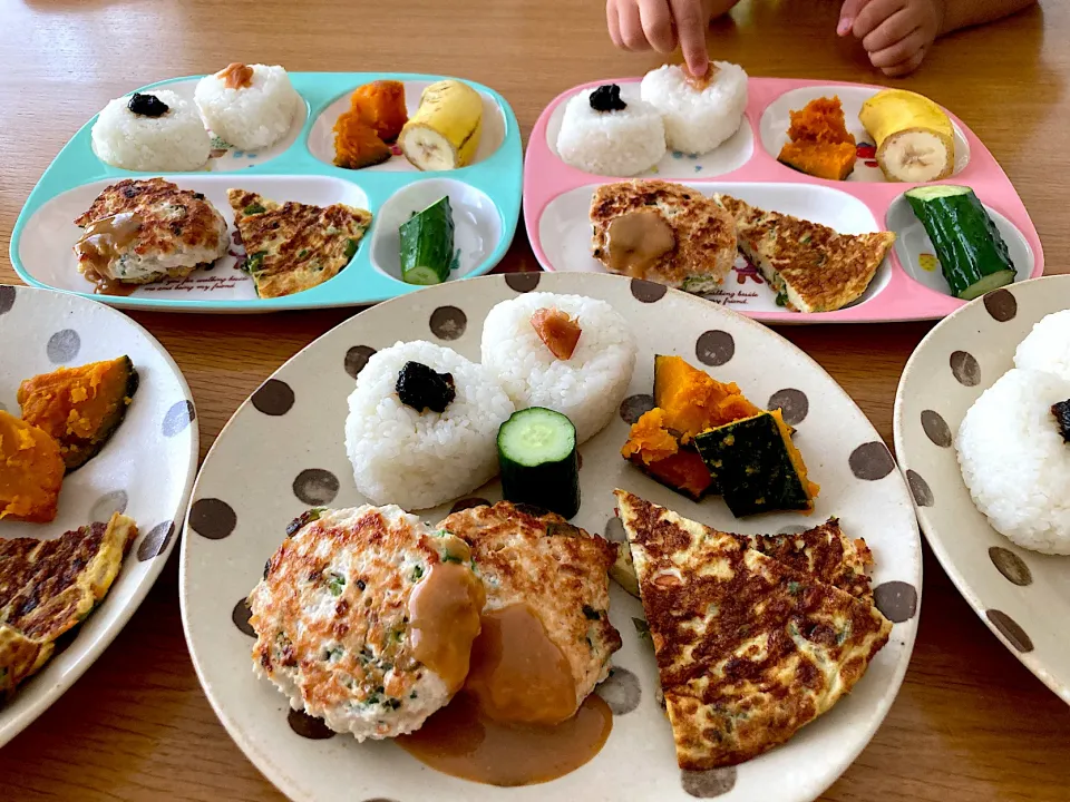 ＊甘酒味噌ダレのお野菜たっぷりハンバーグランチ＊|＊抹茶＊さん