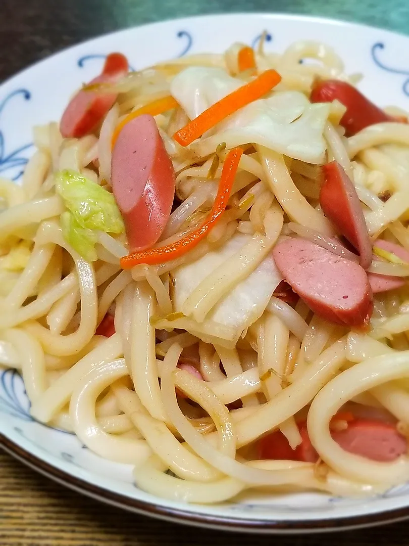 パパ作👨焼きうどん|ぱんだのままんさん