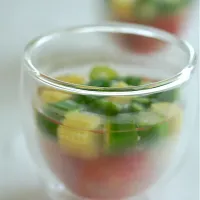 夏野菜のゼリー寄せ