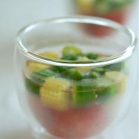 夏野菜のゼリー寄せ