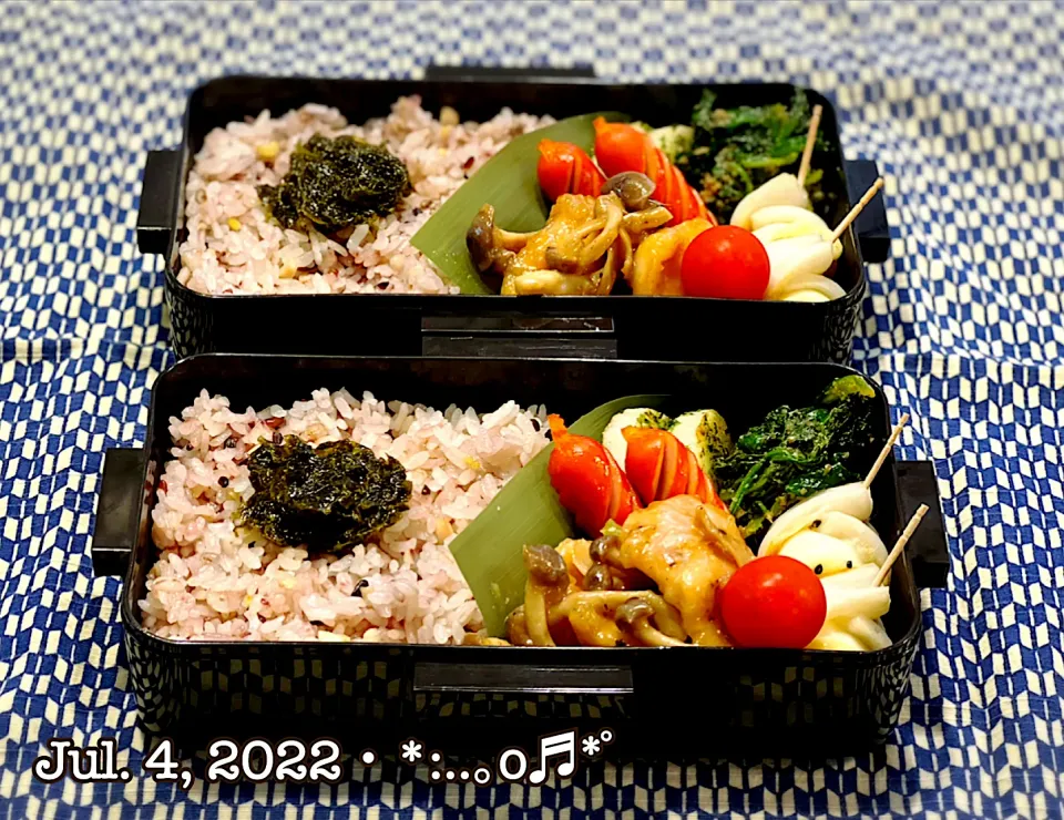 2022/07/04お弁当〜♡|いく❤️さん