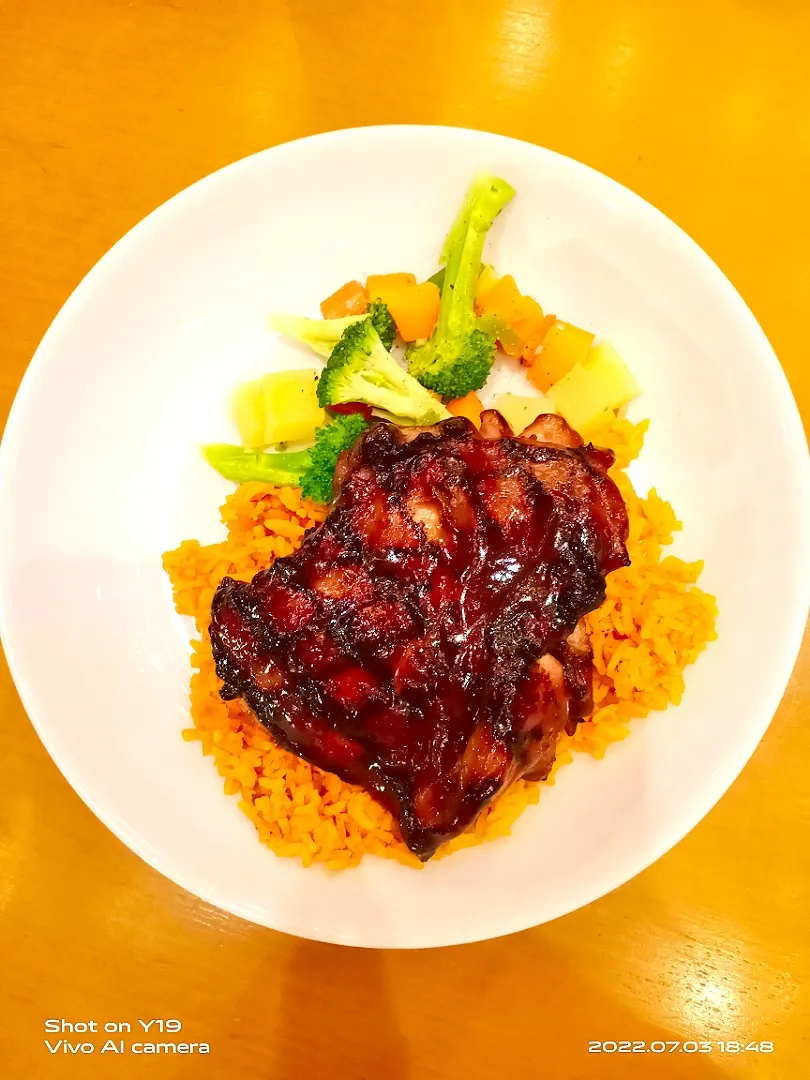 Charcoal grilled breast chicken|Mariano Ngさん