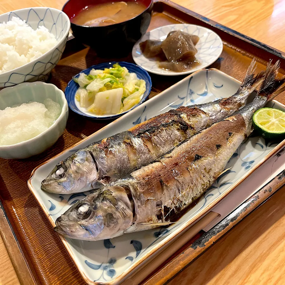 いわし塩焼定食@ますや(月島)|塩豚骨さん