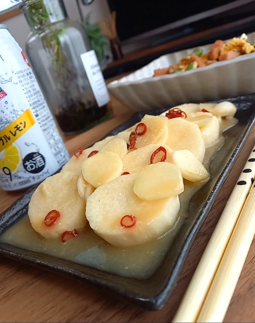 山芋の甘酒にんにく味噌漬け|まりおさん