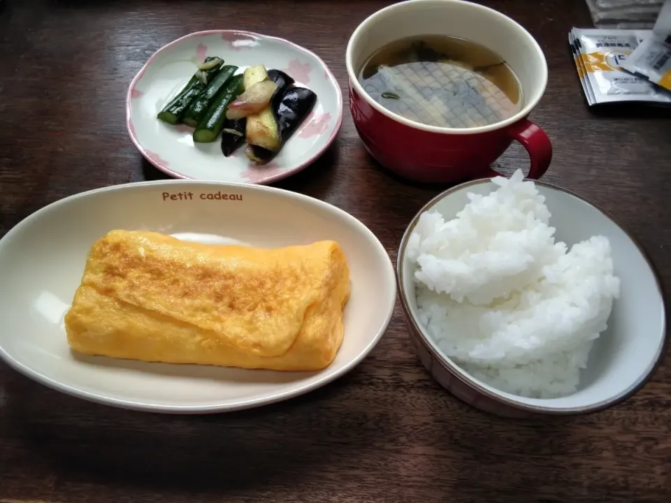 Snapdishの料理写真:朝ごはん|にんにくと唐辛子が特に好き❤️(元シャリマー)さん