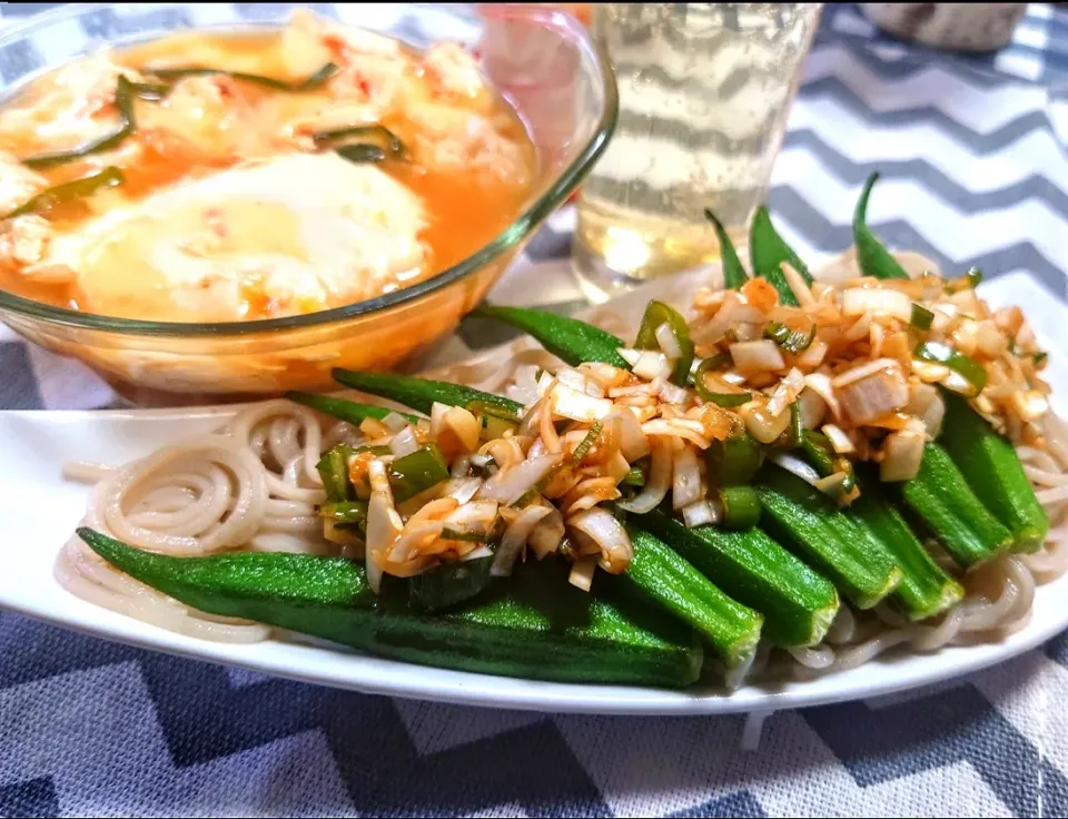 旨辛よだれオクラ蕎麦
純豆腐風キムチゲ|マギーさん