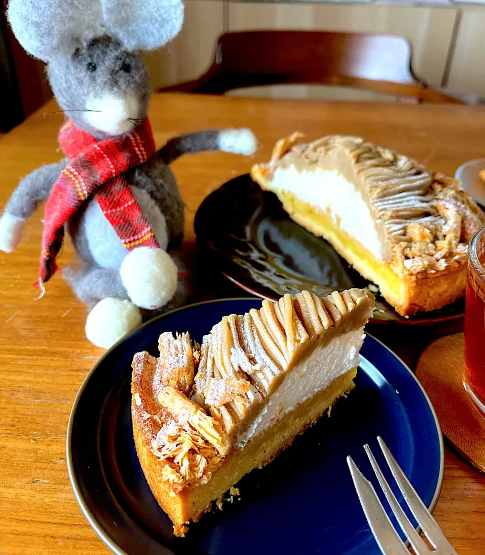 Snapdishの料理写真:モンブランタルト🌰🍴|まどさん