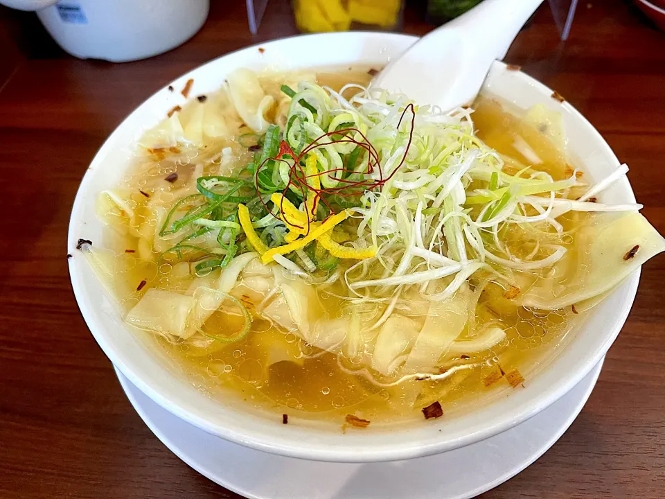 塩雲呑ラーメン|マハロ菊池さん