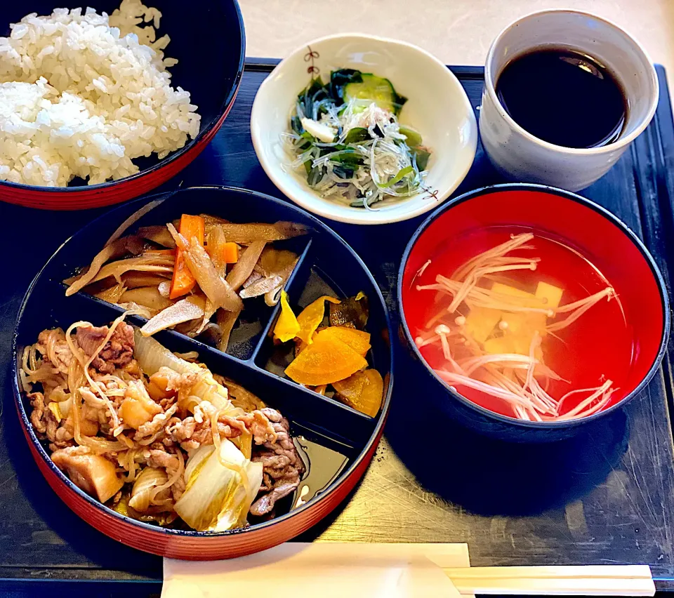 本日の日替り：すき焼き定食|にゃあ（芸名）さん