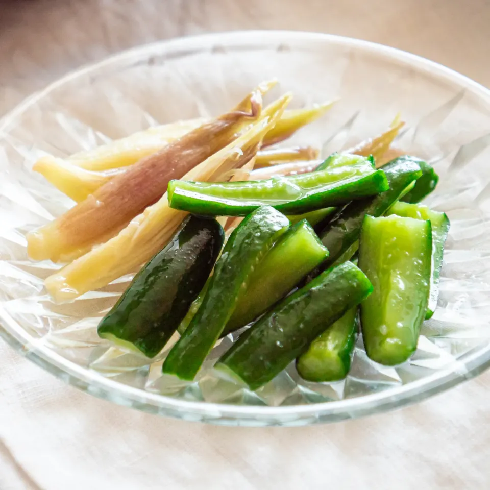 夏野菜の「寒こうじ」漬け|スナップディッシュマーケットさん