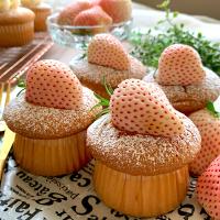 苺の生シフォンケーキ